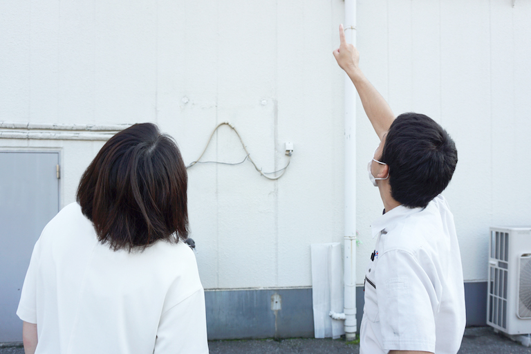 屋根の状態をその場で確認したい